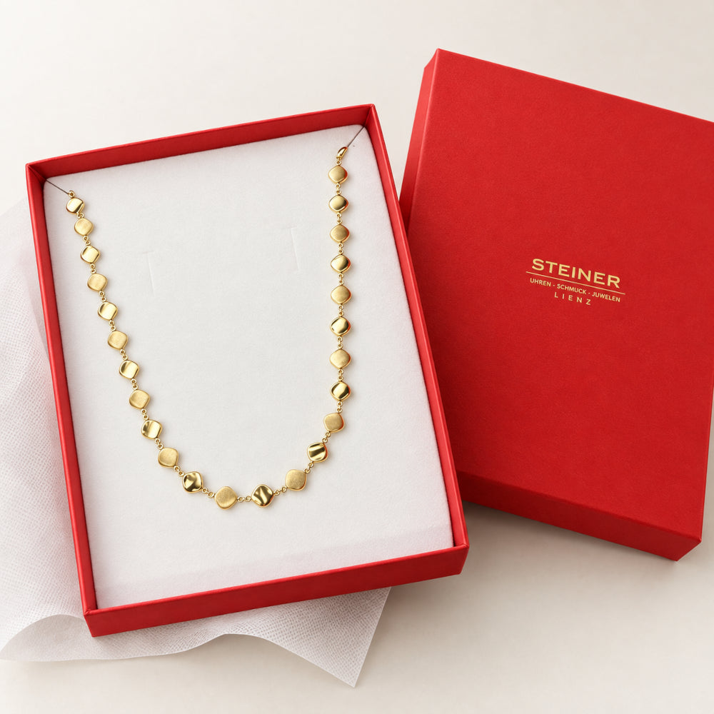 STEINER EXKLUSIV Halskette aus 585 / 14Kt Gold 113932