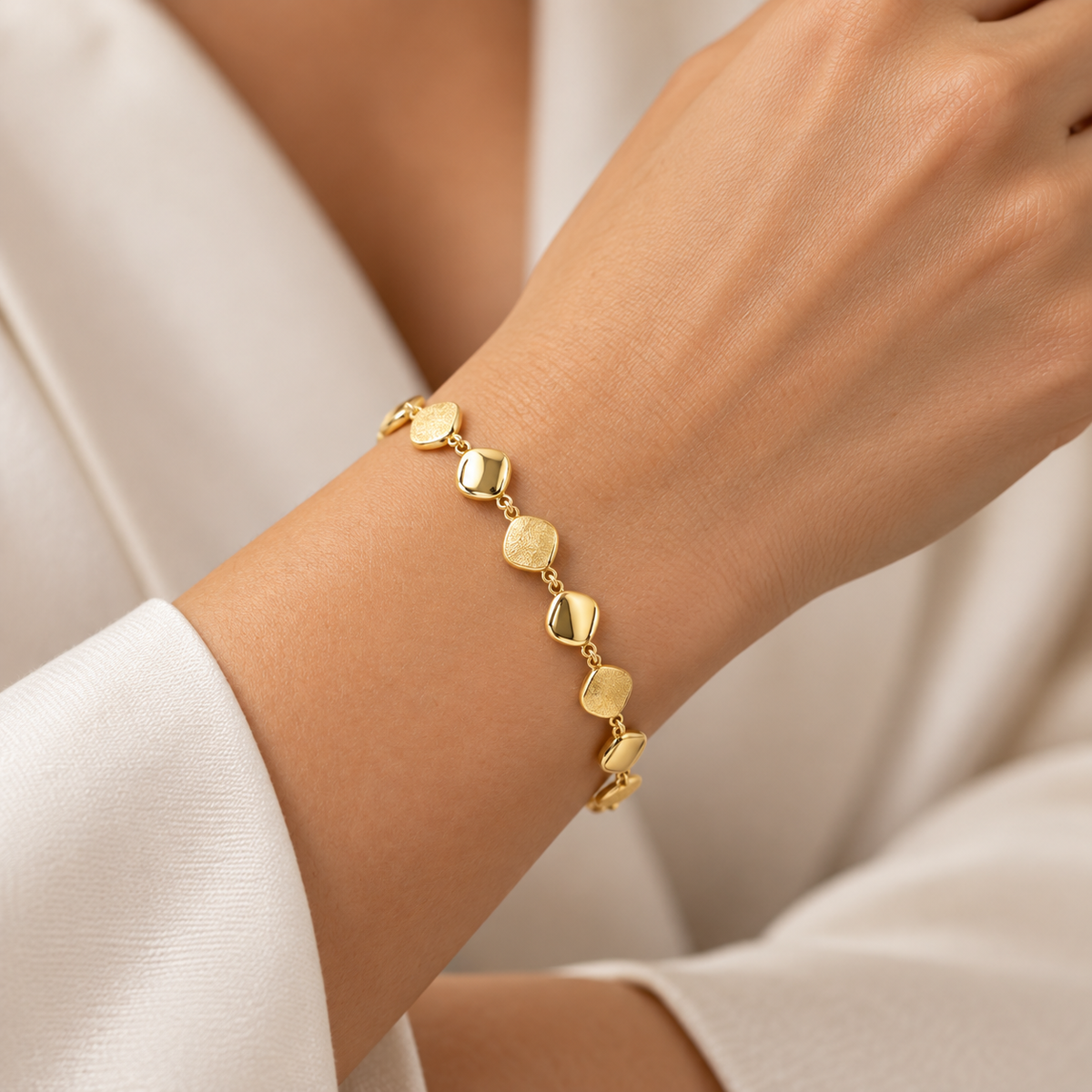 Steiner Exklusiv Armband 585 / 14Kt Gold 113934