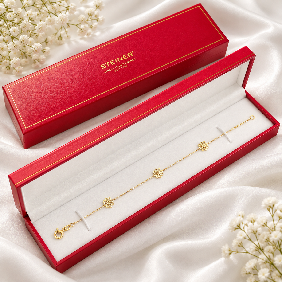 STEINER ESSENTIALS Armband 585 / 14Kt Gold 113935