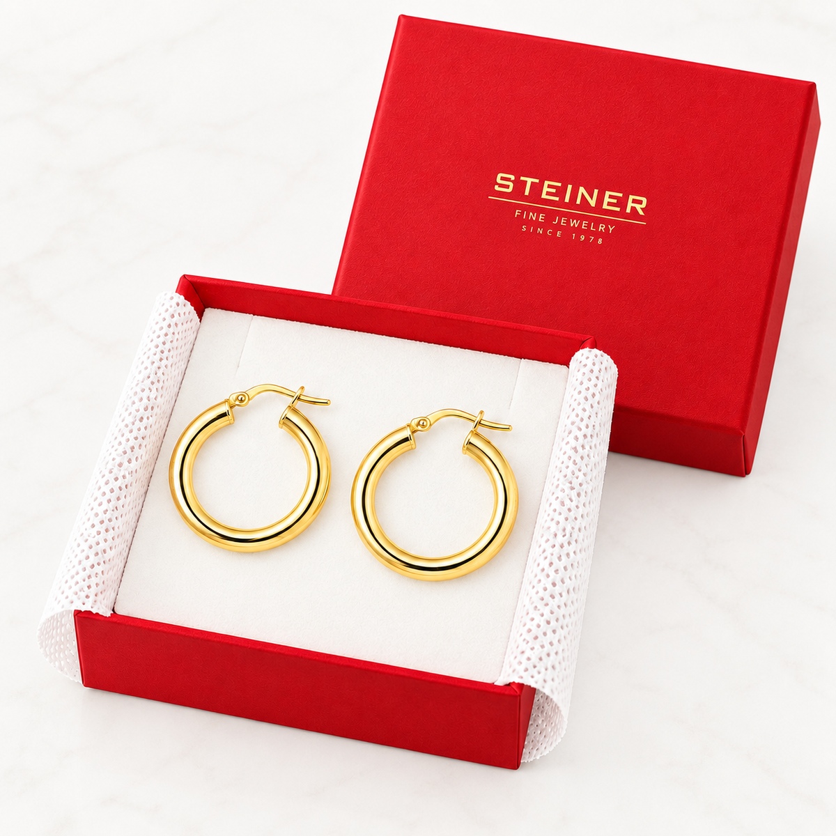 STEINER ESSENTIALS Creolen 585 / 14Kt Gold 113947