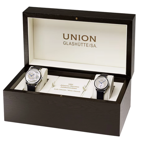Union Glashütte 1893 Johannes Dürrstein Edition Jubiläumsedition Set