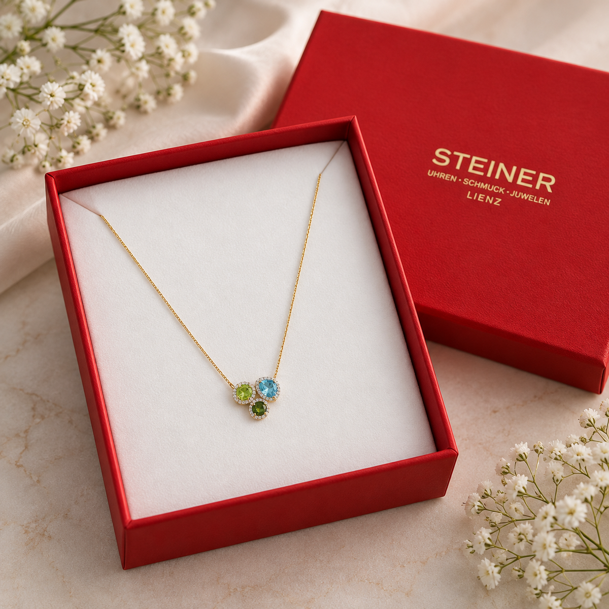 Collier in der Steiner Geschenkbox