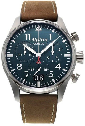 Alpina Startimer Pilot - CHRONOGRAPH BIG DATE - AL-372N4S6