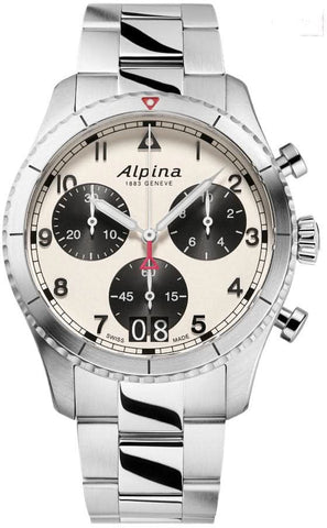Alpina Startimer Pilot Chronograph Big Date AL-372WB4S26B