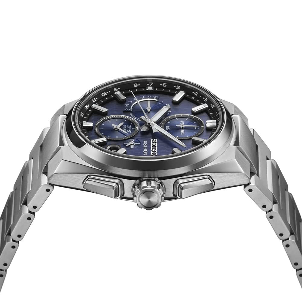 Buy Seiko Astron GPS Solar 5X Dual-time Chronograph SSH161J1 now
