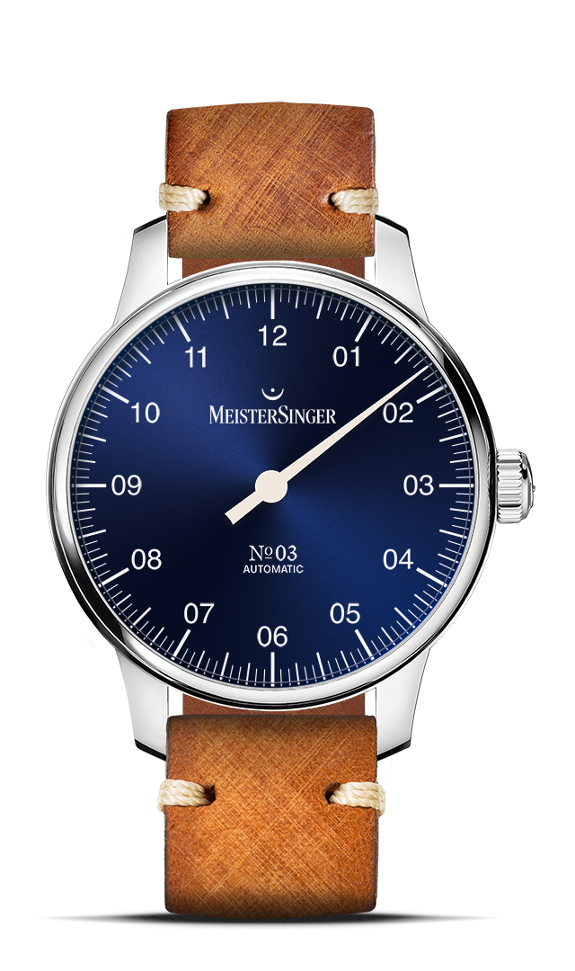 MeisterSinger №03 38 mm Sunburst Blue – Automatic | BM9908