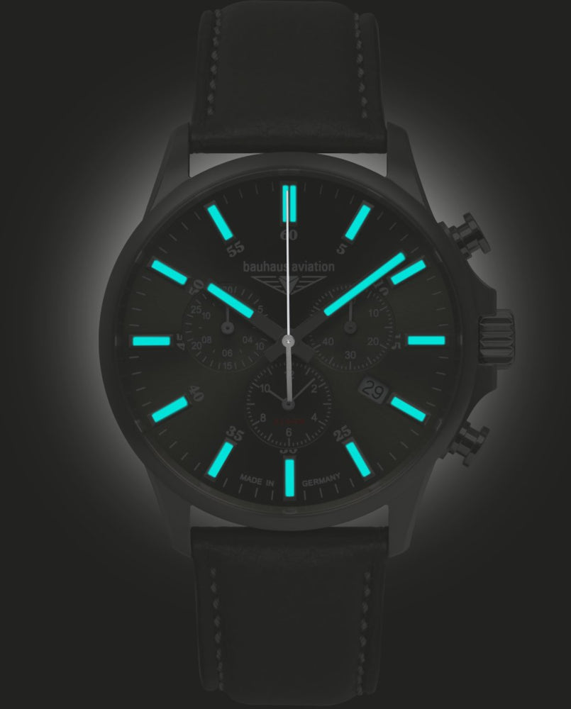 Bauhaus Aviation Quarz Chronograph 28804