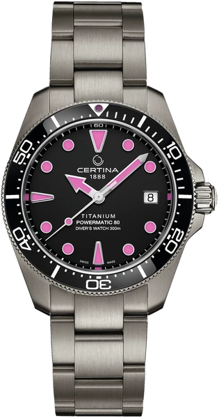 Buy Certina DS Action Diver 38mm Titanium C048.807.44.051.01 in