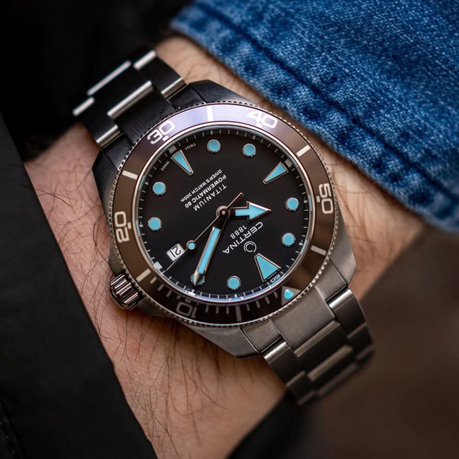 Buy Certina DS Action Diver Titan 38mm C032.807.48.081.00 at