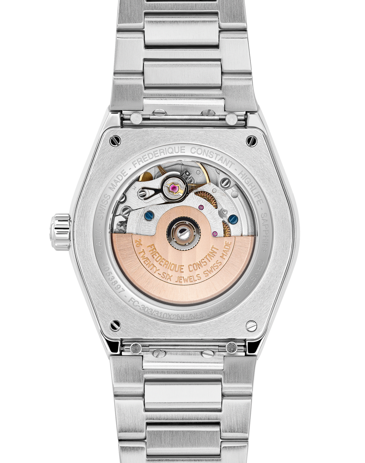 Frederique Constant FC-303LPD2NH6B Rückansicht