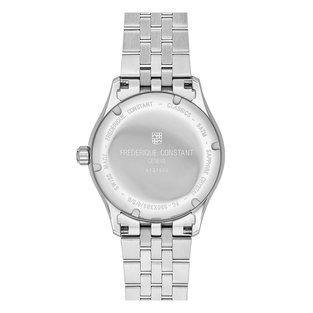 Frederique Constant Classics Index Small Seconds Automatic FC-530CR3B6B – Gehäuseboden