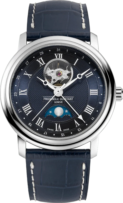 FREDERIQUE CONSTANT Classics Heart Beat Mondphase FC-335MCNW4P26 - Juwelier Steiner