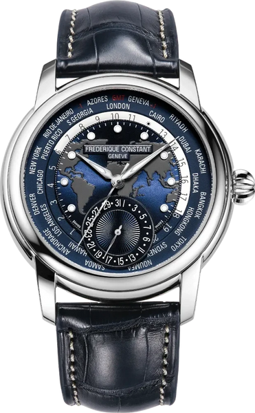 Buy FREDERIQUE CONSTANT Manufacture Worldtimer (FC-718NWM4H6) now
