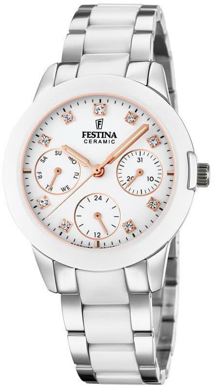 Festina Quarz Multifunktions-Damenuhr F20497-1 - Juwelier Steiner