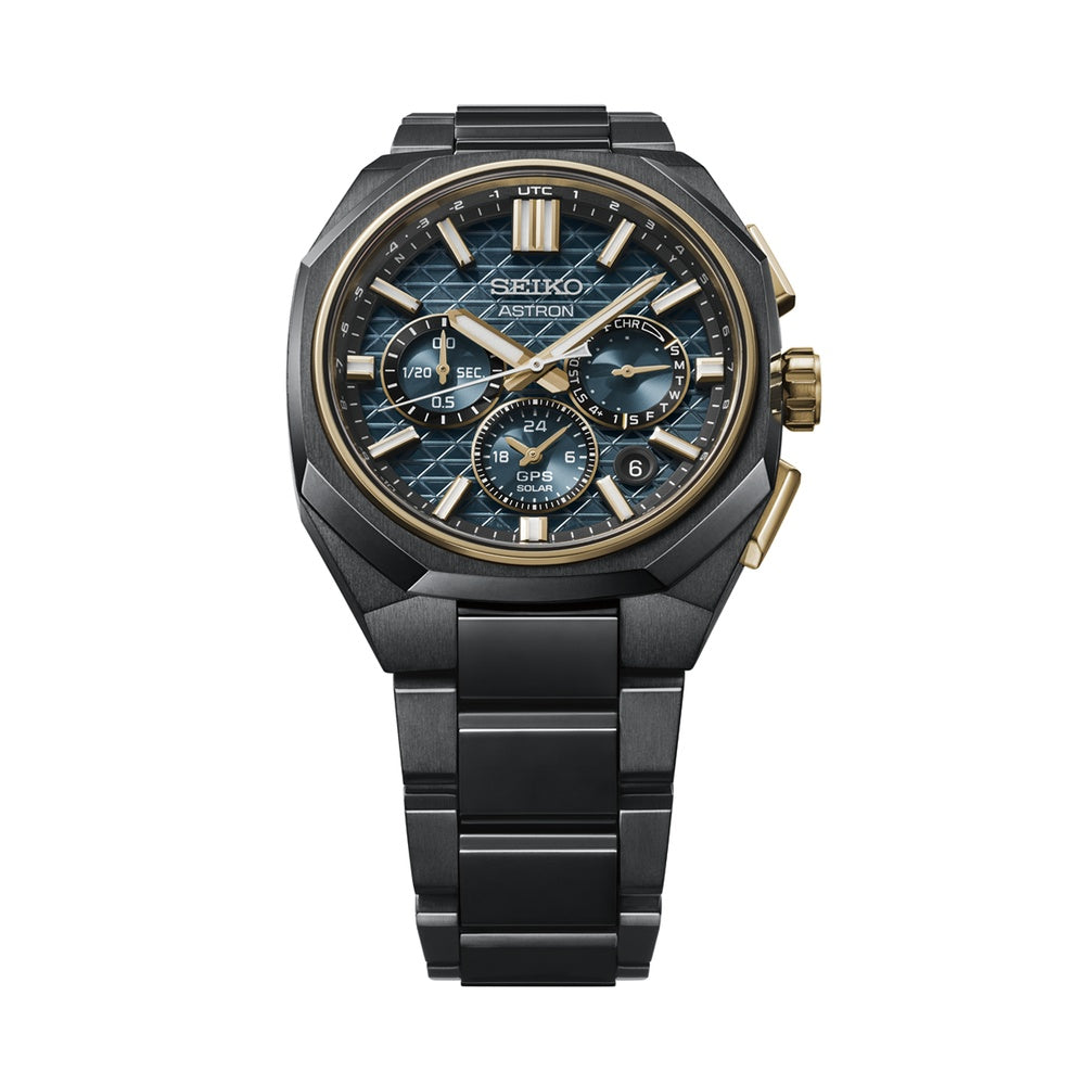 Seiko Astron HAB009J1 – Frontansicht mit Band