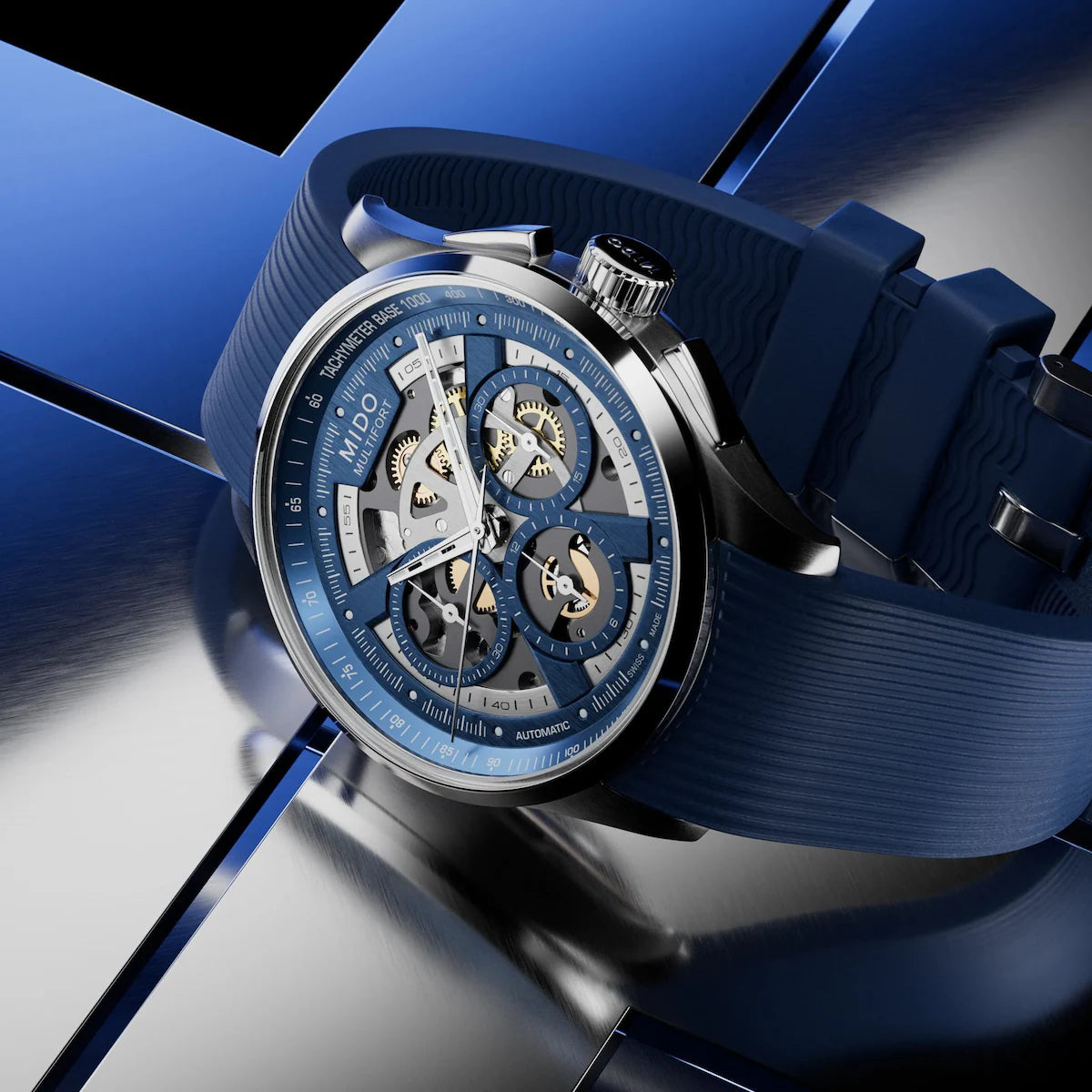 Mido Multifort Skeleton Chronograph M038.662.17.040.00