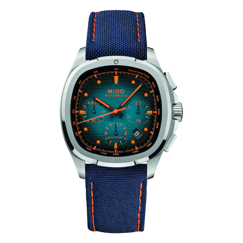 Mido Multifort TV Chronograph M049.527.11.041.01 – Frontansicht Zusatzband