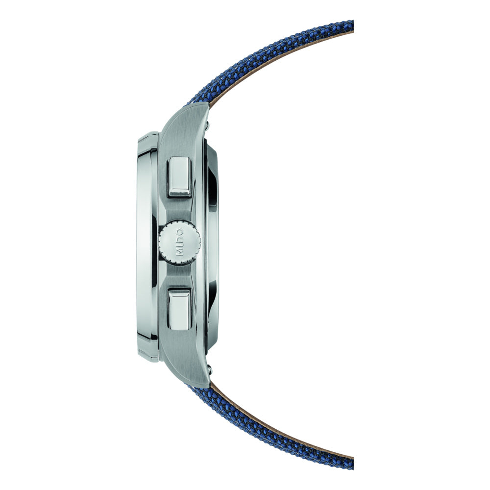 Mido Multifort TV Chronograph M049.527.11.041.01 – Seitenansicht Zusatzband