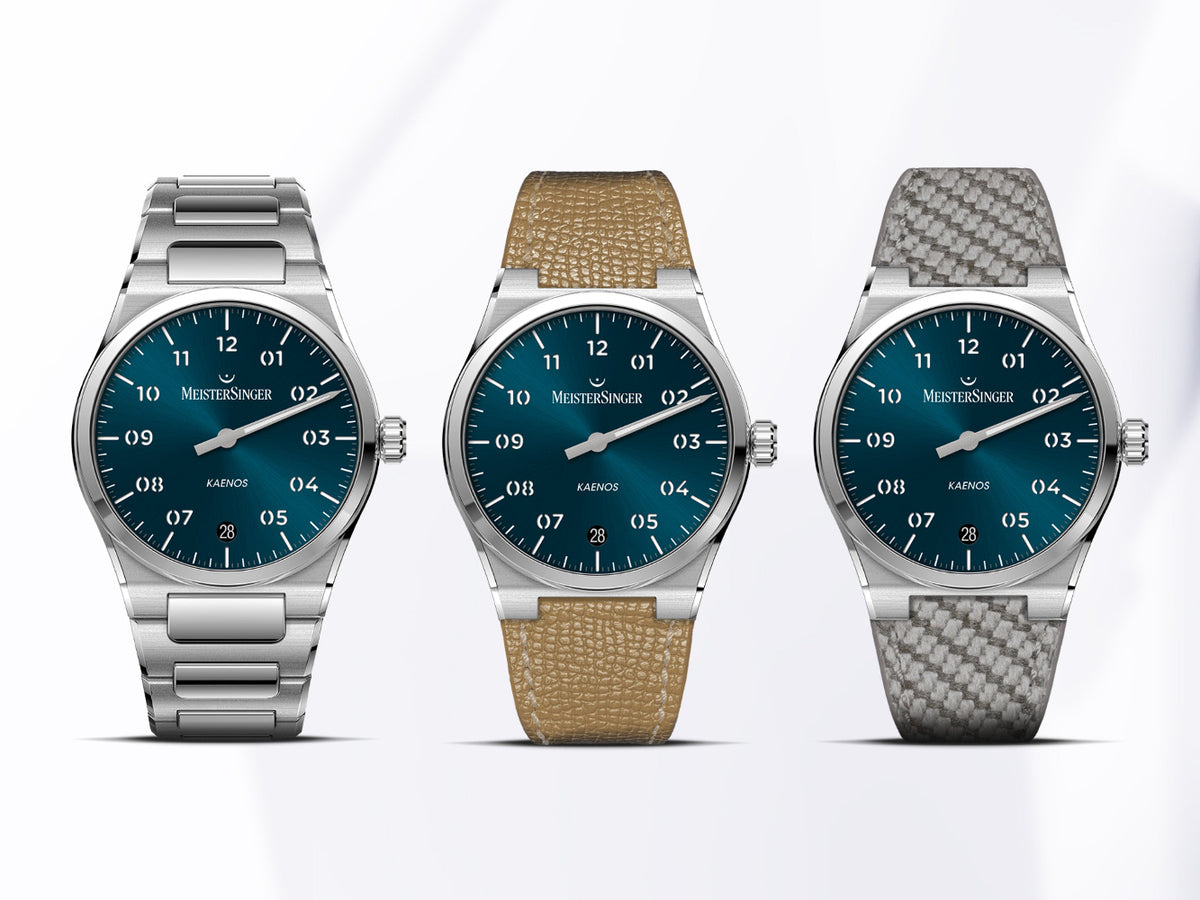 MeisterSinger Kaenos Open Date Petrol – Open Date Ring | KSOD939