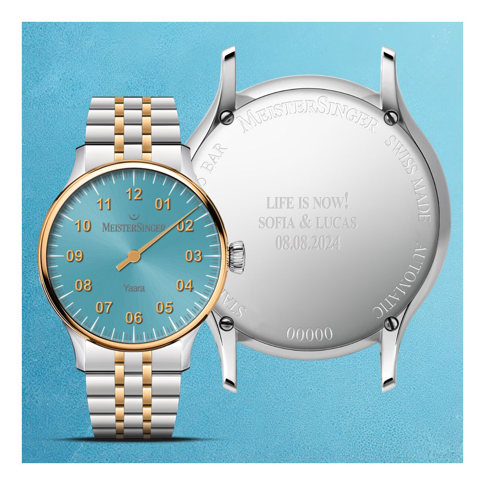 MeisterSinger Yaara YA914G – Gravurbeispiel