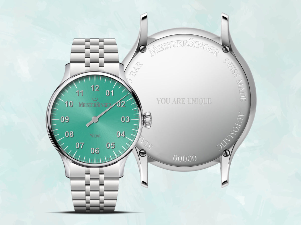 MeisterSinger Yaara Mint/Silver 36 mm – Automatic | YA929S