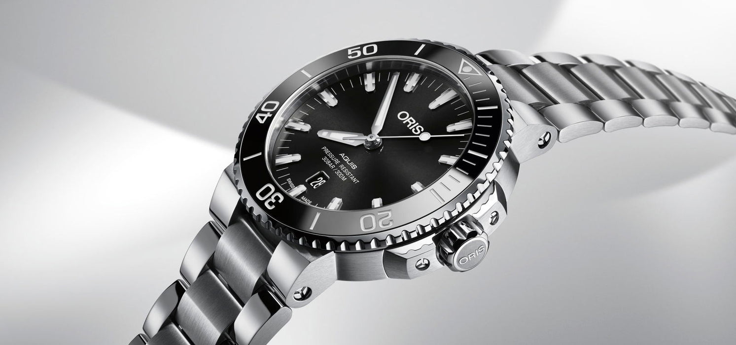 Oris Aquis Date 01 733 7730 4134-07 8 24 05PEB - Juwelier Steiner