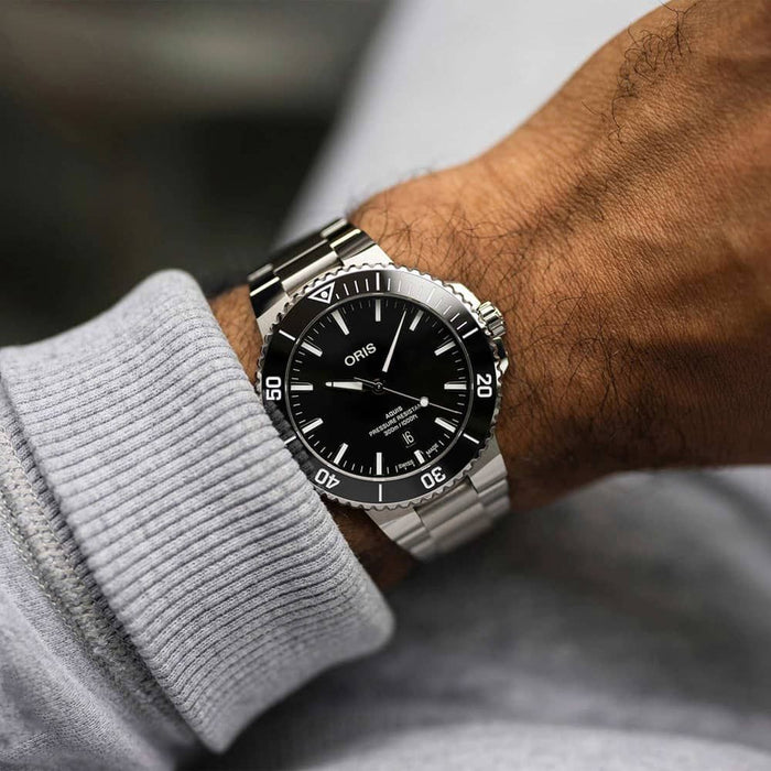 Oris Aquis Date 01 733 7730 4134-07 8 24 05PEB - Juwelier Steiner