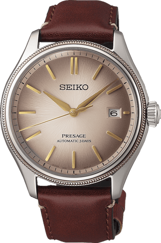 Seiko Presage Classic Series  Upcycled Leather Strap Limited Edition SPB529J1