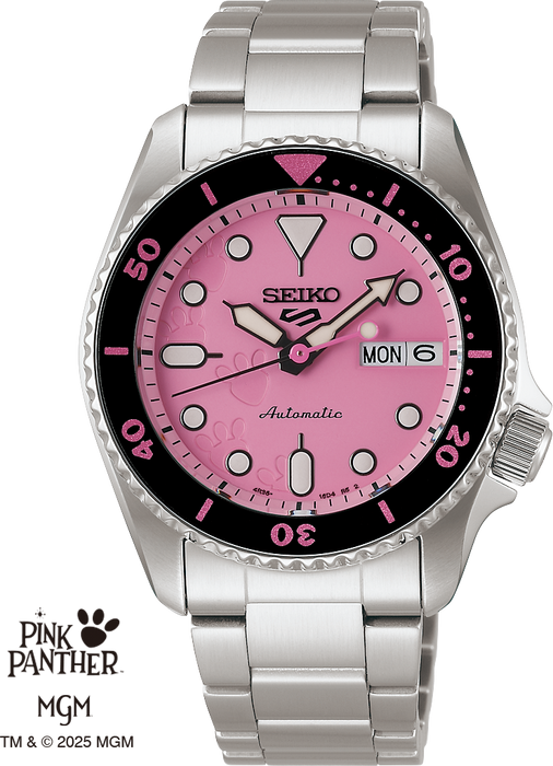 Seiko 5 Sports SKX Series Pink Panther Limited Edition SRPM07K1