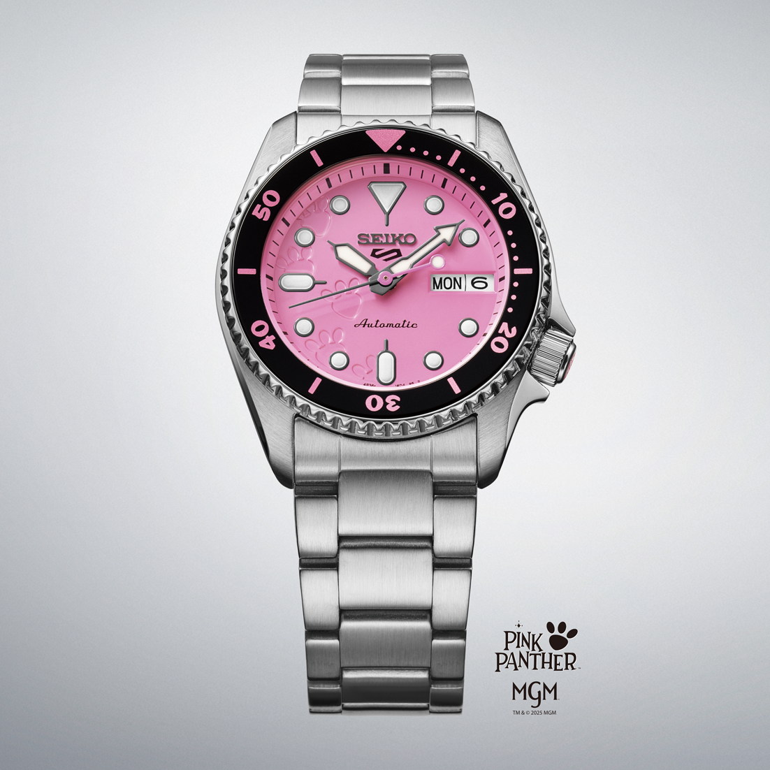 Seiko 5 Sports SKX Series Pink Panther Limited Edition SRPM07K1
