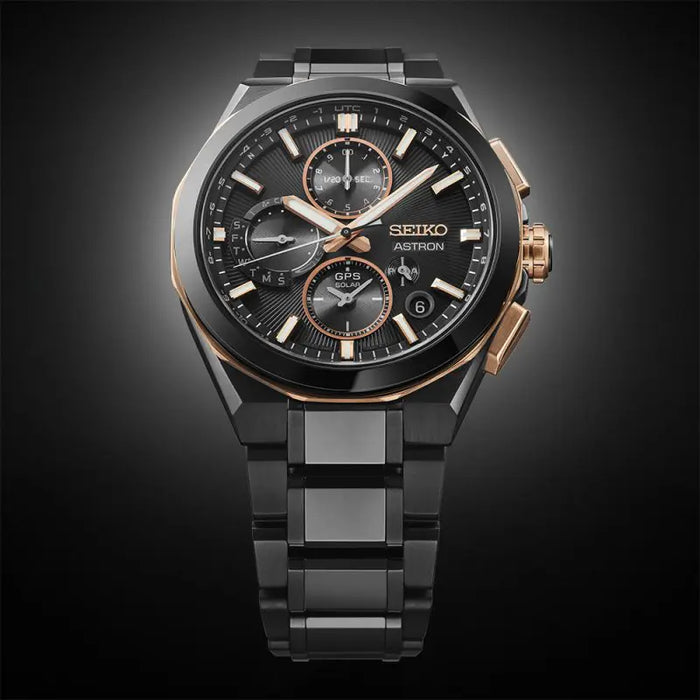 Seiko Astron GPS Solar 5X Dual time Chronograph 100th Anniversary of Seiko Limited Edition SSH158J1