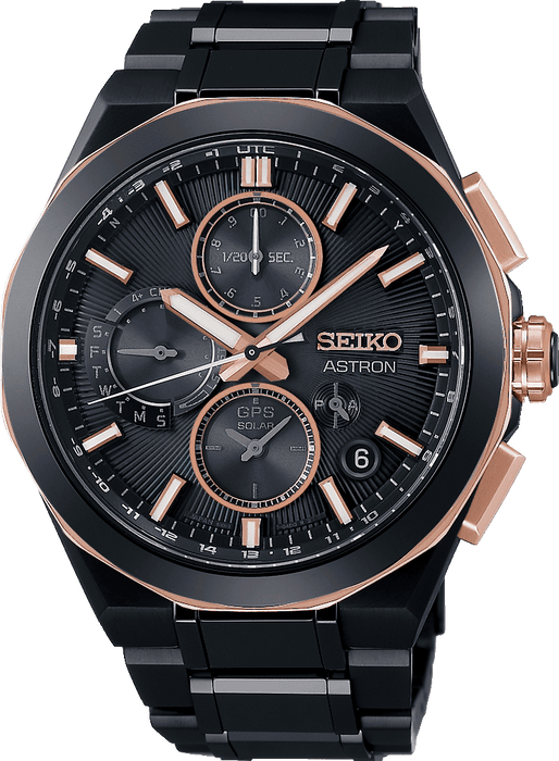 Seiko Astron GPS Solar 5X Dual time Chronograph 100th Anniversary of Seiko Limited Edition SSH158J1