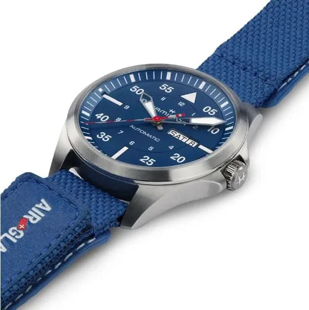 Hamilton Khaki Aviation Pilot Day Date Auto Air-Glaciers Edition H64655941