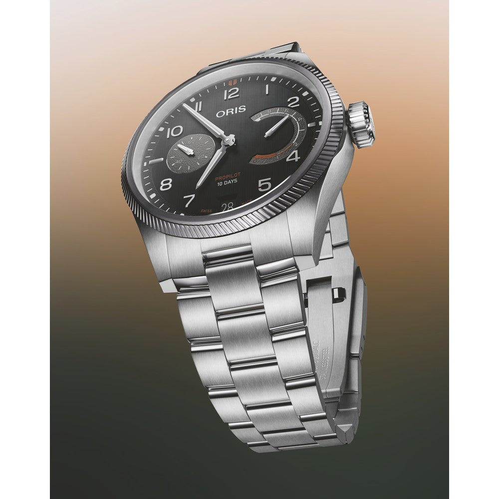 Oris ProPilot Calibre 111 black steel angle