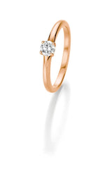 CR Marry Me Verlobungsring/Solitaire Ring Roségold 585 · 0,33 ct W-SI