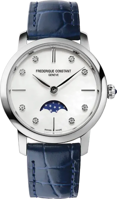 FREDERIQUE CONSTANT Slimline Ladies Moonphase FC-206MPWD1S6