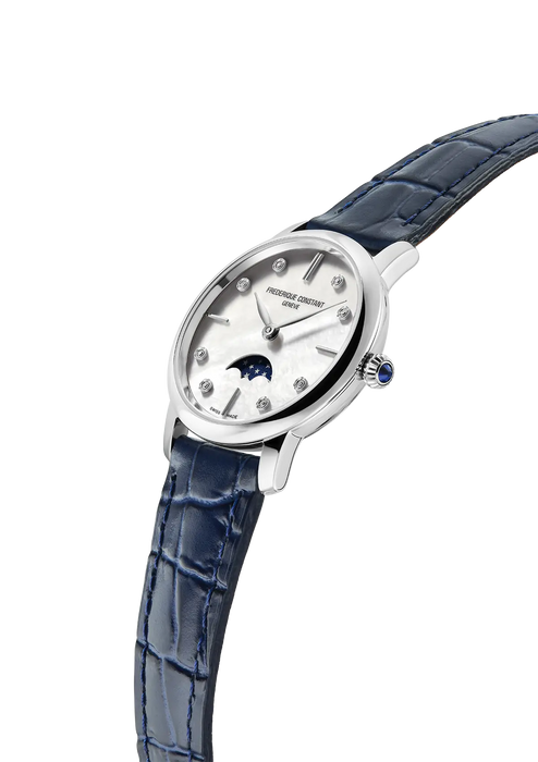 FREDERIQUE CONSTANT Slimline Ladies Moonphase FC-206MPWD1S6