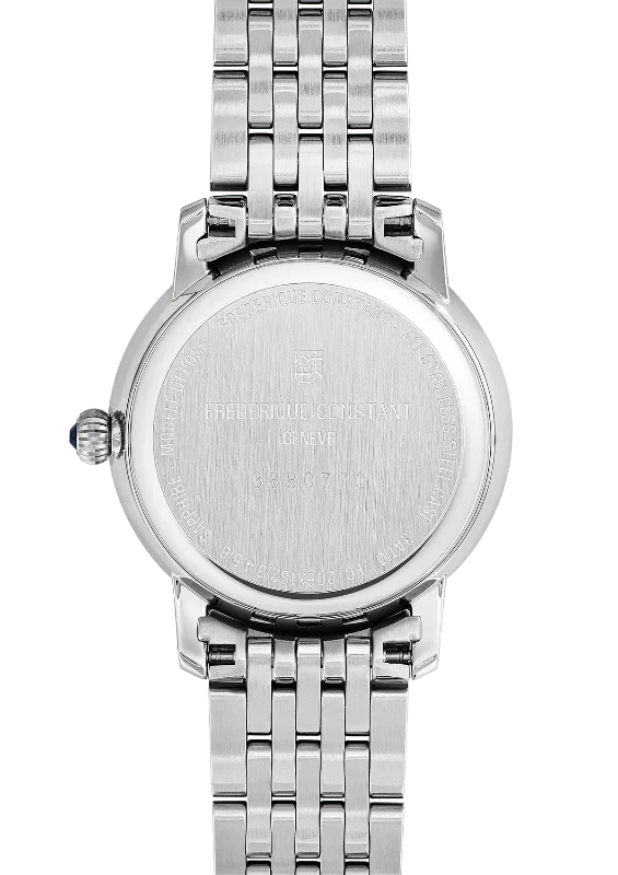 FREDERIQUE CONSTANT Classics Slimline Moonphase Ladies FC - 206MPBD1S6B - Juwelier Steiner