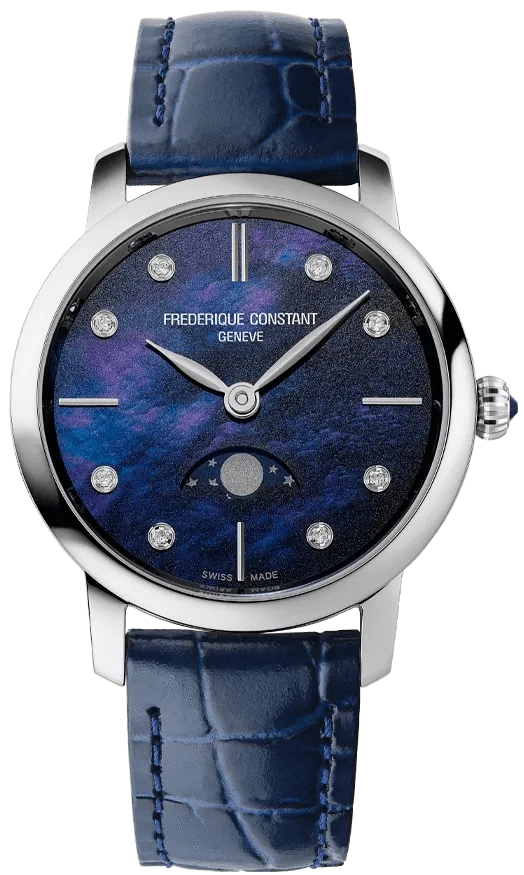 FREDERIQUE CONSTANT Classics Slimline Moonphase Ladies FC - 206MPND1S6 - Juwelier Steiner