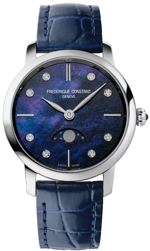 FREDERIQUE CONSTANT Classics Slimline Moonphase Ladies FC - 206MPND1S6 - Juwelier Steiner