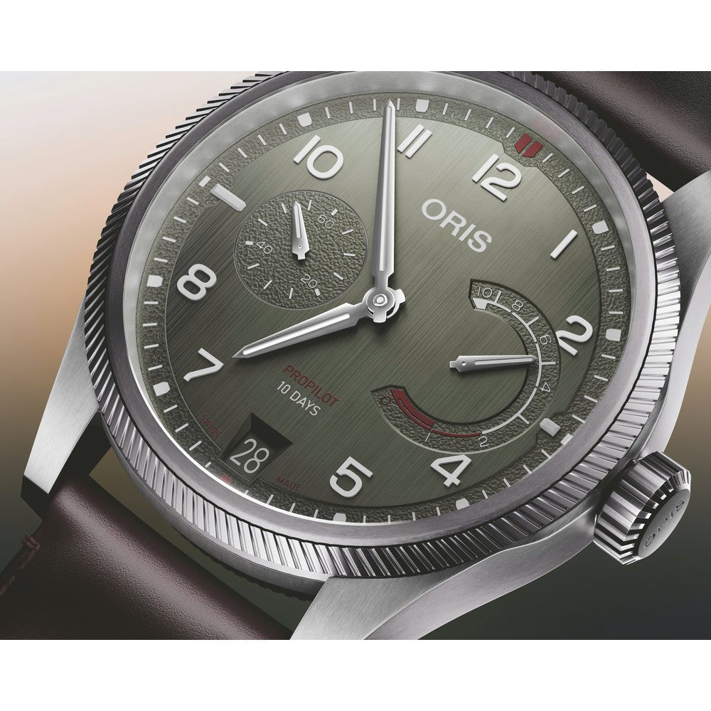 Oris ProPilot Calibre 111 green leather dial