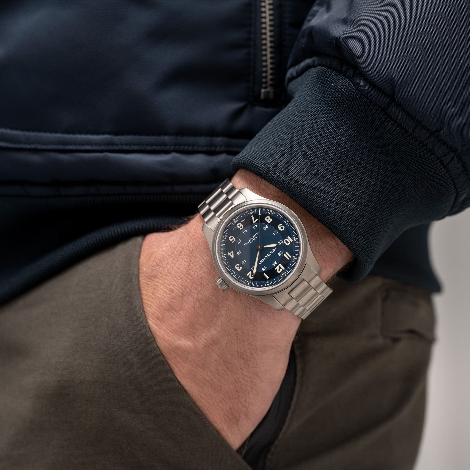 Hamilton Khaki Field Titanium Auto 42 H70455540