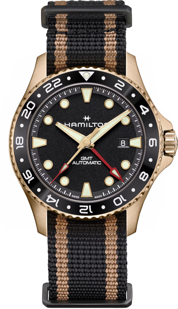 Hamilton Khaki Navy Scuba Automatic GMT 43mm Bronze H82565930