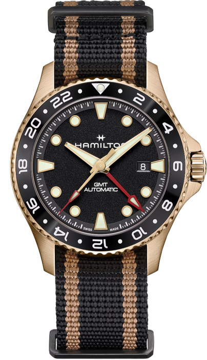 Hamilton Khaki Navy Scuba Automatic GMT 43mm Bronze H82565930