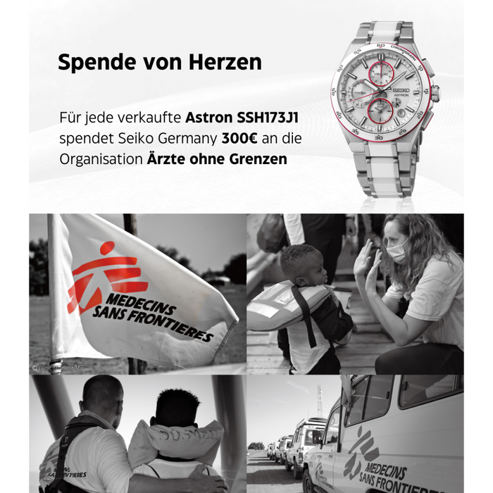 Seiko Astron GPS Solar Médecins Sans Frontières Limited Edition SSH173J1