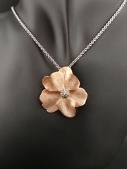 Lienz Rose Pendant Silver 925 rose gold plated