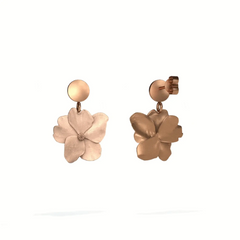 Lienz Rose Stud Earrings Rose Gold