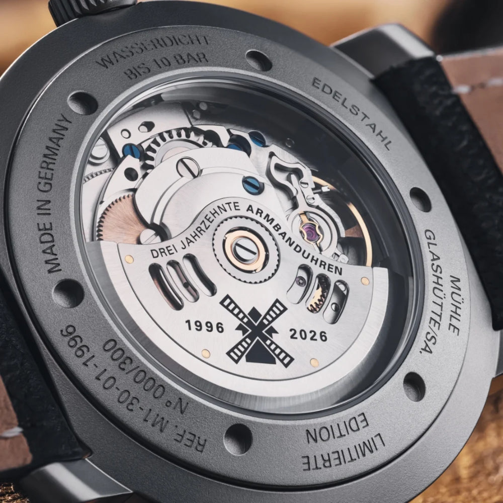 Mühle Glashütte Marine Fliegeruhr Limited EDITION 2026 M1-30-01-1996-LB