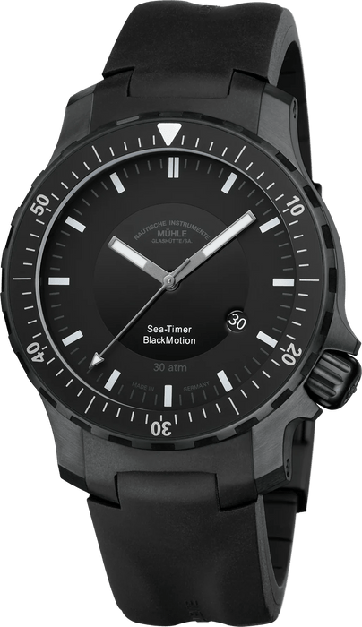 Mühle Glashütte Sea - Timer BlackMotion M1 - 41 - 83 - KB - Juwelier Steiner