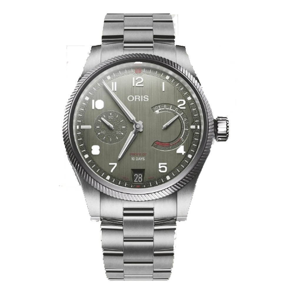 Oris ProPilot Calibre 111 Grün Edelstahlband – weißes Titelbild